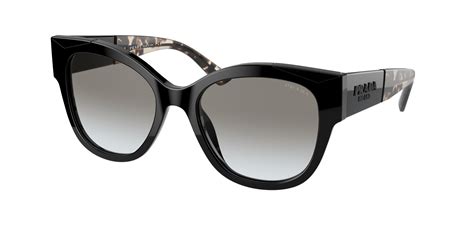 prada pr02ws|Prada PR 02WS 1AB0A7 Sunglasses Black .